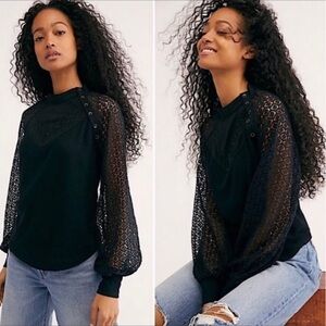Free People Crochet Thermal